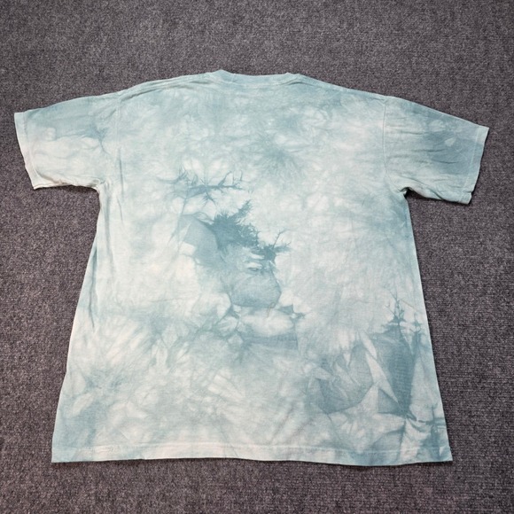 The Mountain Sea Otters Tie Dye T-Shirt Men's Large Jody Bergsma Art 2017 Teal - Picture 6 of 7